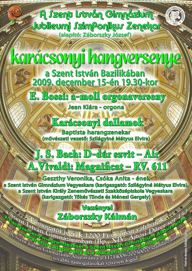2009.12.15. Karácsonyi hangverseny a Szent István Bazilikában