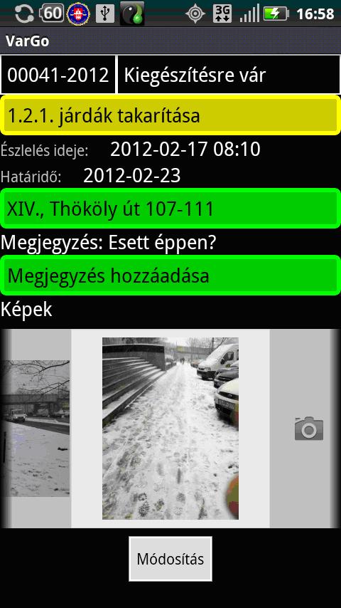 Vargo - mobil alkalmazás